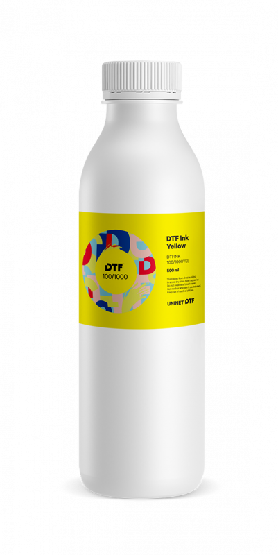 Uninet Yellow DTF Ink For 100/1000 Models (1 Liter)