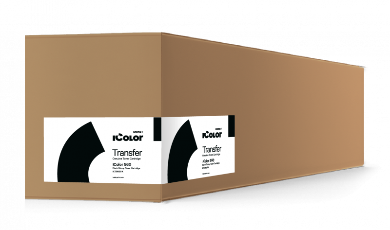 IColor™ 560 Glossy Black Toner Cartridge for Underprint® Applications (7,000 pages)