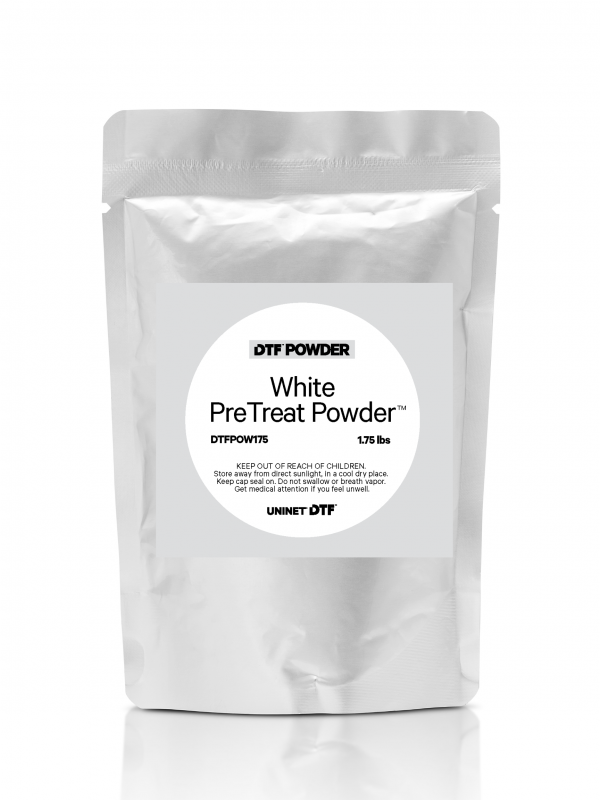 Uninet White DTF Adhesive PreTreat Powder (1.75 lb pouch)